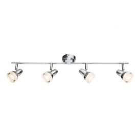 Pendule, Lustre suspendate - Lustra cu 4 spoturi design modern Alaska crom, transparent