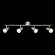 Pendule, Lustre suspendate - Lustra cu 4 spoturi design modern Alaska crom, transparent