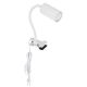 Lampi birou - Veioza, lampa de birou cu clema design modern Robby alb