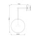 Aplice, corpuri de iluminat pentru pereti - Aplica de perete LED design modern Boliccine