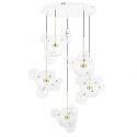 Lustra cu 5 pendule LED design modern Boliccine