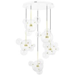 Pendule, Lustre suspendate - Lustra cu 5 pendule LED design modern Boliccine