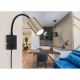 Aplice, corpuri de iluminat pentru pereti - Aplica de perete cu spot directionabil design modern Robby alama antic