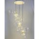 Pendule, Lustre suspendate - Lustra cu 3 pendule LED design modern Boliccine