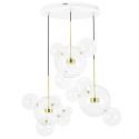 Lustra cu 3 pendule LED design modern Boliccine