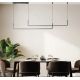 Pendule, Lustre suspendate - Lustra LED suspendata cu telecomanda MARIO 2 CCT DIMM BK