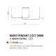 Pendule, Lustre suspendate - Lustra LED suspendata cu telecomanda MARIO 2 CCT DIMM BK
