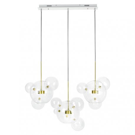 Pendule, Lustre suspendate - Lustra cu 3 pendule LED design modern Boliccine