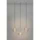 Pendule, Lustre suspendate - Lustra cu 3 pendule LED design modern Boliccine