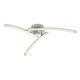 Iluminat pentru baie - Plafoniera LED pentru baie design modern IP44 Jules crom 18W