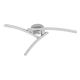 Iluminat pentru baie - Plafoniera LED pentru baie design modern IP44 Jules crom 18W