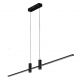 Pendule, Lustre suspendate - Lustra LED suspendata cu telecomanda GERARDO CCT DIMM BK