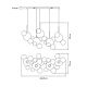 Pendule, Lustre suspendate - Lustra cu 5 pendule LED design modern Boliccine