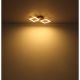 Plafoniere - Plafoniera LED design modern Kerry negru, maro 18W