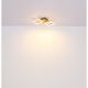 Plafoniere - Plafoniera LED design modern Kerry negru, maro 18W