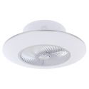 Lustra LED cu ventilator si telecomanda design modern Kello alb