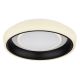 Plafoniere - Plafoniera LED cu telecomanda design modern Tabano negru mat