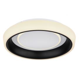 Plafoniere - Plafoniera LED cu telecomanda design modern Tabano negru mat