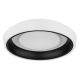 Plafoniere - Plafoniera LED cu telecomanda design modern Tabano negru mat