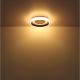 Plafoniere - Plafoniera LED cu telecomanda design modern Tabano negru mat