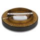 Plafoniere - Plafoniera LED design modern Hedi negru, auriu