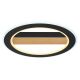 Plafoniere - Plafoniera LED design modern Mattia negru mat