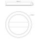 Plafoniere - Plafoniera LED design modern Mattia negru mat