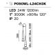 Aplice, corpuri de iluminat pentru pereti - Aplica de perete cu 2 pendule LED design modern Sintesi
