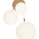 Pendule, Lustre suspendate - Lustra cu 3 pendule design modern Basic form auriu