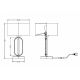 Veioze - Lampa de masa deosebita design contemporan, neoclasic Marmo