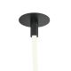 Pendule, Lustre suspendate - Lustra LED incastrabila tavan fals design modern Tau negru