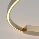 Aplice, corpuri de iluminat pentru pereti - Aplica LED de perete design modern Rim alama 80cm, 3000K