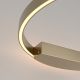 Aplice, corpuri de iluminat pentru pereti - Aplica LED de perete design modern Rim alama 60cm, 3000K
