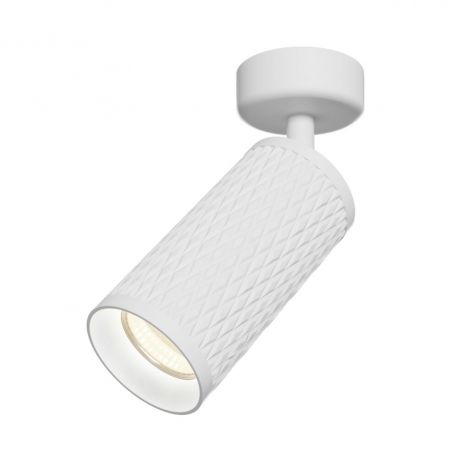 Plafoniere cu spoturi, Spoturi aplicate - Aplica de perete / tavan design tehnic Focus alb