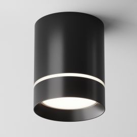 Plafoniere cu spoturi, Spoturi aplicate - Spot LED aplicat, plafoniera design modern Orlo negru 4000K