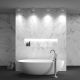 Plafoniere cu spoturi, Spoturi aplicate - Spot aplicat, plafoniera pentru baie design modern IP65 Zoom alb 9x9cm
