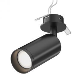 Spoturi tavan fals - Spot incastrabil design tehnic Focus negru
