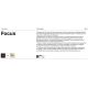 Spoturi tavan fals - Spot incastrabil design tehnic Focus negru