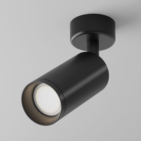 Spoturi tavan fals - Spot aplicat, plafoniera design tehnic Focus negru