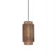Pendule, Lustre suspendate - Lustra eco din bambus Bhutan L, tube 18x35 bl/nat