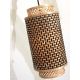 Pendule, Lustre suspendate - Lustra eco din bambus Bhutan L, tube 18x35 bl/nat