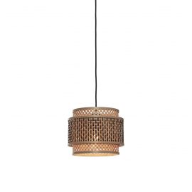 Pendule, Lustre suspendate - Lustra eco din bambus Bhutan L, tube 25x20 bl/nat