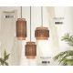 Pendule, Lustre suspendate - Lustra eco din bambus Bhutan L, tube 25x20 bl/nat