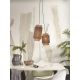 Pendule, Lustre suspendate - Lustra eco din bambus Bhutan/2-Shades bl/nat