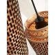 Pendule, Lustre suspendate - Lustra eco din bambus Bhutan/2-Shades bl/nat