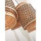Pendule, Lustre suspendate - Lustra eco din bambus Bhutan/3-Shades bl/nat