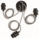 Pendule, Lustre suspendate - Lustra eco din bambus Bhutan/3-Shades bl/nat