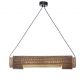Lustra eco din bambus Bhutan cilinder 85cm, bl/nat