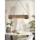 Pendule, Lustre suspendate - Lustra eco din bambus Bhutan cilinder 85cm, bl/nat