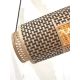 Pendule, Lustre suspendate - Lustra eco din bambus Bhutan cilinder 85cm, bl/nat
